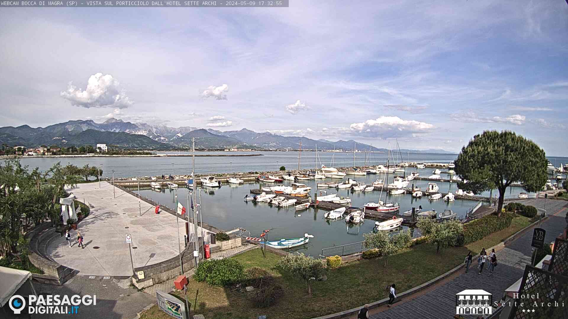 Webcam Liguria: Bocca di Magra - Ameglia, La Spezia