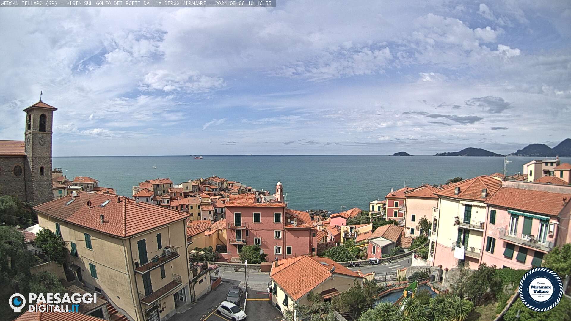 Webcam Lerici, Tellaro - Paesaggi Digitali